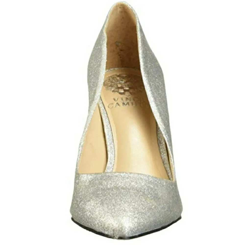 Glam Glitter Vince Camuto Block Heels - Picture 2 of 8